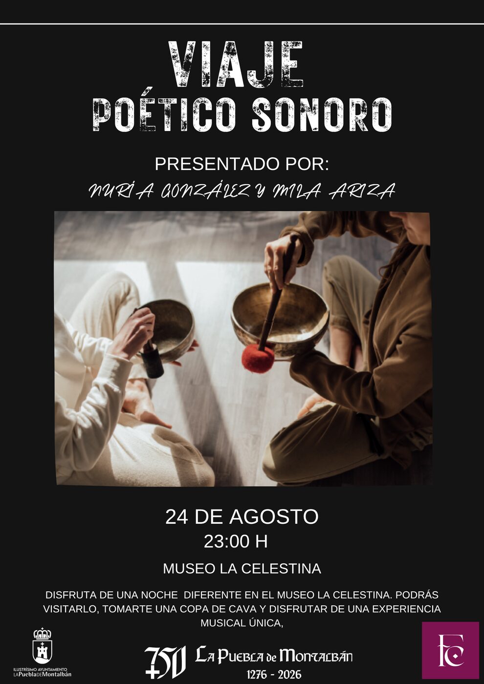 Viaje poético sonoro y visita nocturna al Museo